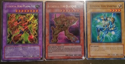 Yu-Gi-Oh! TCG Elemental Hero Plasma Vice 2007 Collector's Tins CT04-EN006 + MORE