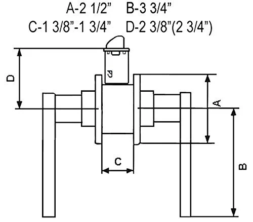 10 Placa cuadrada de bronce frotado con aceite base palanca de paso manija de puerta armario de pasillo Foto 2 de 2