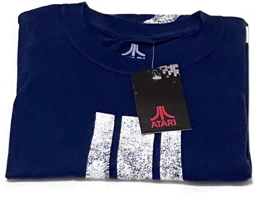 ATARI Gaming Company Vintage Navy T-shirt OG Japanese Logo Tee - Men's Size S - Picture 3 of 6