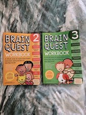 BRAIN QUEST Workbook grade 2  3 Lot Of 2 Books