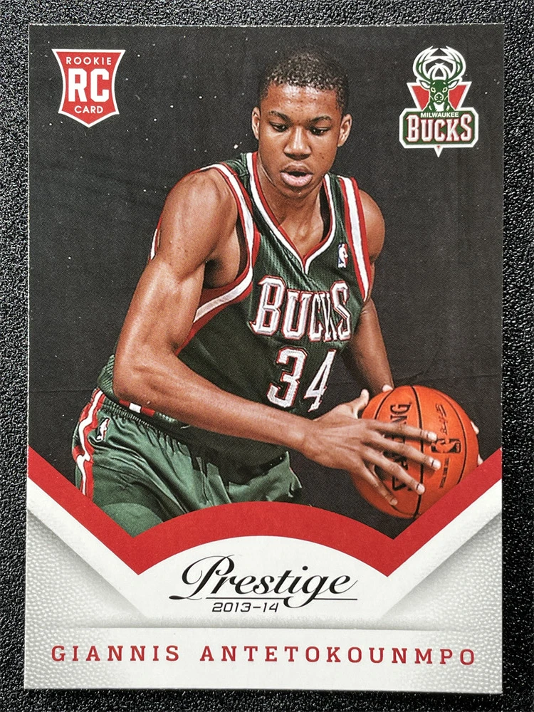 2013-14 Panini Prestige Giannis Antetokounmpo #175 Base Rookie RC Bucks