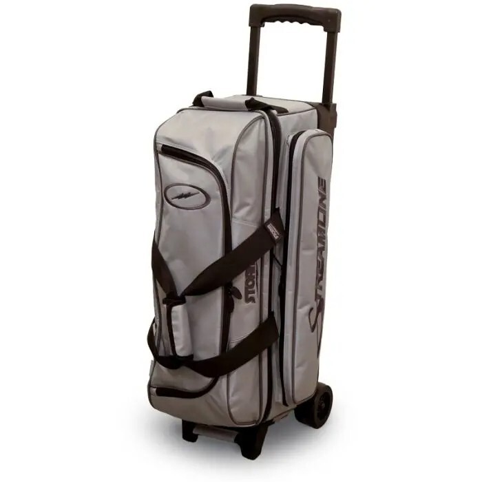 Storm Streamline Silver/Black 3 Ball Roller Bowling Bag | eBay
