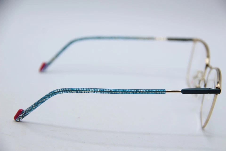 NUEVAS GAFAS ETNIA BARCELONA AMATISTA GDBL ORO AZUL MONTURAS AUTÉNTICAS 53-18 Foto 4 de 4