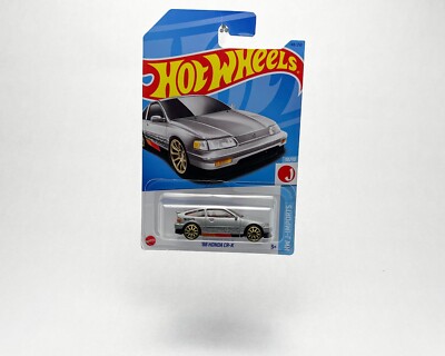 88 Honda CR-X (Silver) - HW J-Imports - Hot Wheels - MATTEL