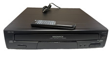 Magnavox CDC-725 5 Disc Carousel CD Changer Compact Disc Player - Black  Remote
