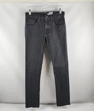 Fox Racing Jeans Mens 28x32 Casual T-Rex Skinny Fit Punk Gray Denim