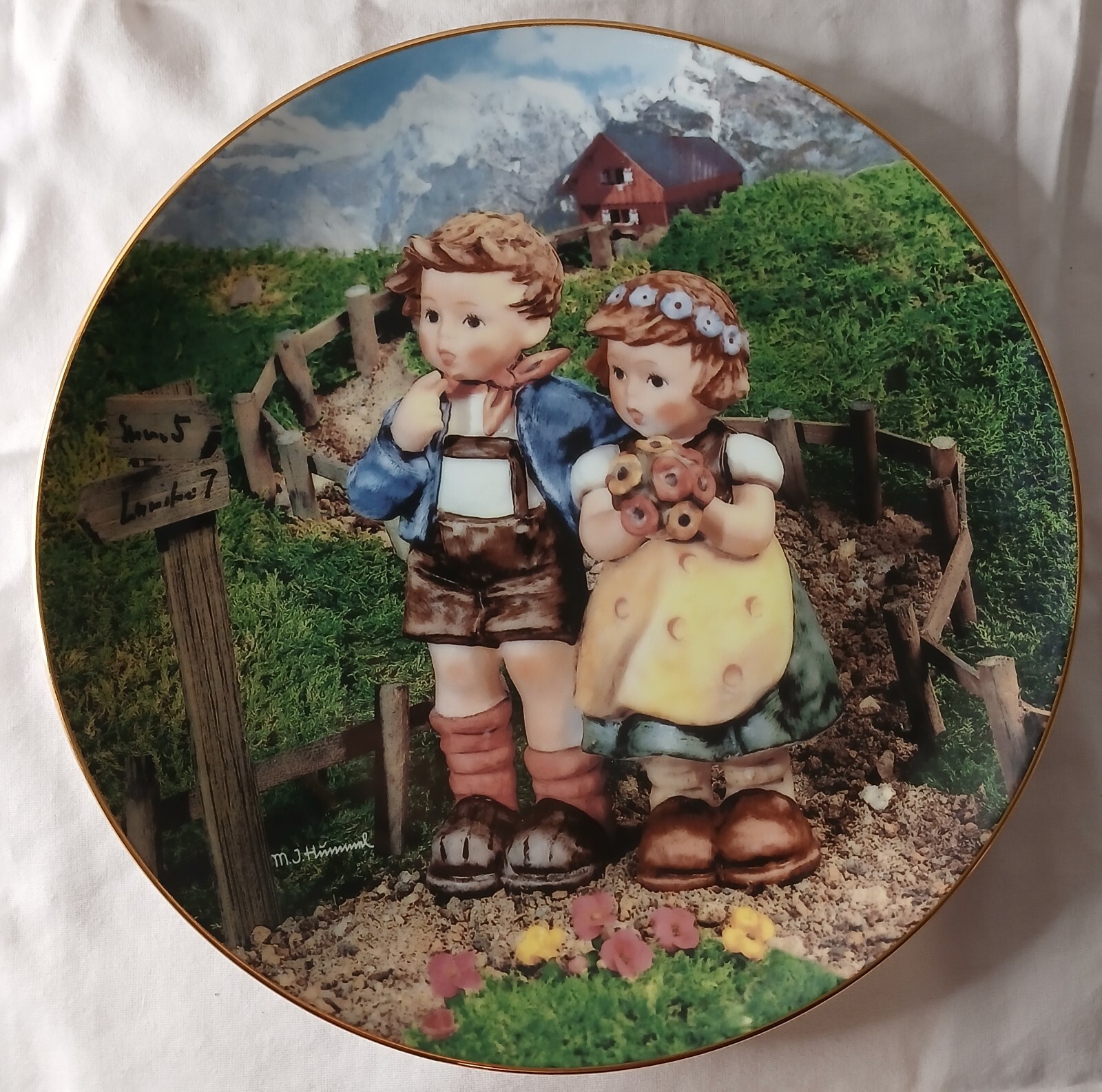 MJ Hummel Little Companions Collector Plates by Danbury Mint 