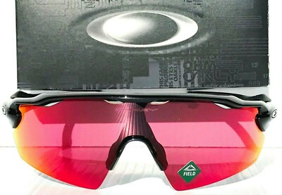 NEW Oakley RADAR EV PITCH Black with PRIZM Field Baseball Sunglass