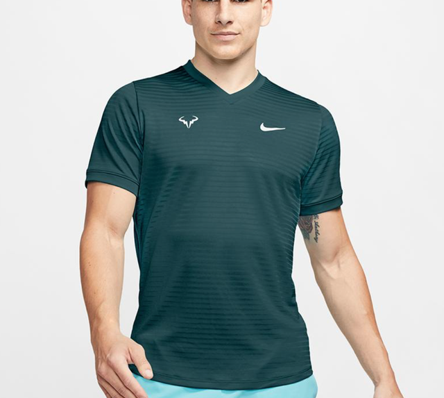 Nike Court RAFA Challenger Slim Fit Tennis Top T-Shirt CI9148-300 Men's  Medium M for sale online | eBay