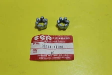 NOS GENUINE SUZUKI CASTLE NUT QTY2 12mm OEM# 08314-41128