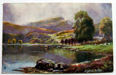 AK RYDAL WASSER, CUMBRIA, STECK MALERISCHE SEEN, 1905 WALDTOR (ATUK4-8)