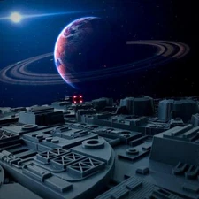 Custom Death Star Surface Tiles for 3.75 in (1:18 scale) Figure Diorama