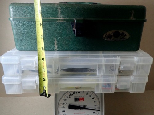 A. Bell Consignment Item - (3) Vintage Tackle Boxes w/ Contents Lures Hooks Gear - Picture 21 of 23