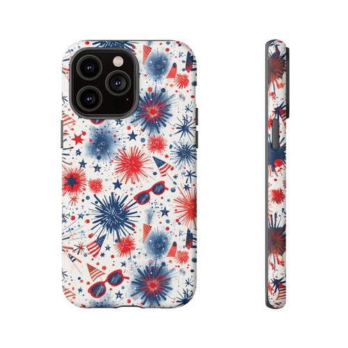 Phone Ink - Tough Case for iPhone Galaxy Pixel - July 4 USA Pattern - 第 30/191 張圖片