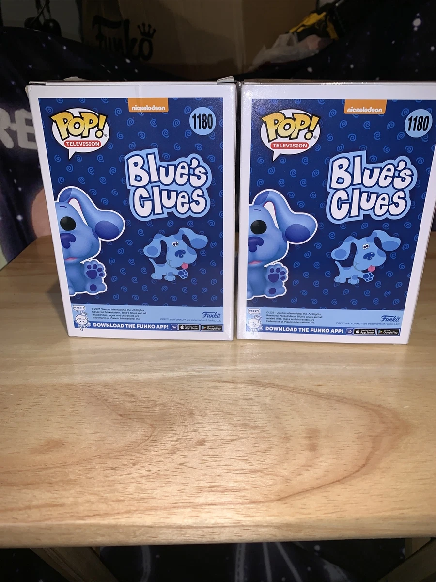 blue clues funko pop flocked
