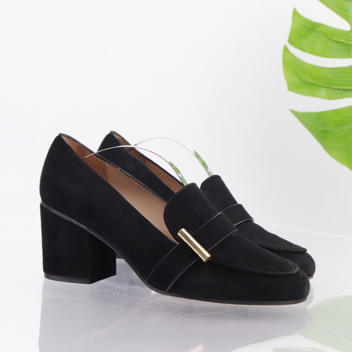 STUART WEITZMAN フツ Stuart Weitzman Womens The Preston Cylinder Pump Loafer Size