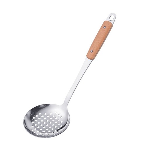Stainless Steel Cooking Utensil Heat Proof Slotted Rice Ladle Cooking Tools - Picture 13 of 14