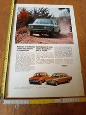 original advertising poster Fiat 131 Mirafiori 132 French language