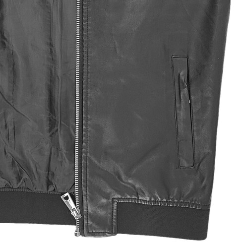 Giacca Moto Uomo Giubbotto Leggero Eco Pelle Giubbino Slim Fit Casual VEQUE - Afbeelding 23 van 40