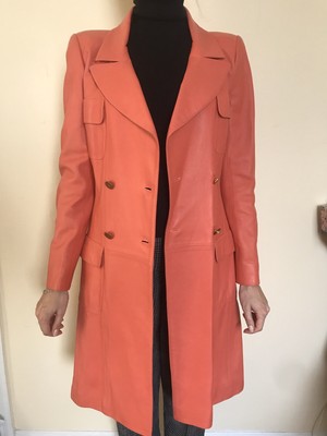 coral pink coat