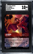 2023 Disney Lorcana Aladdin Enchanted Card 211 SGC 10 Graded