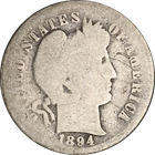 1894-O Barber Dime