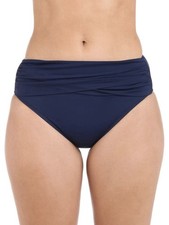 La Blanca Navy Island Goddess Swim Bottoms 30  Large Orig 60