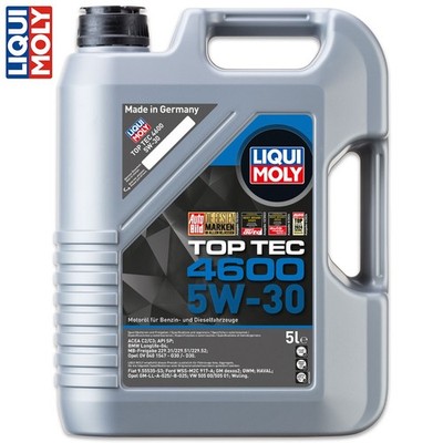 LIQUI MOLY 3756 Top Tec 4600 5W-30 Motorenöl Leichtlauf Motoren Öl Motoröl 5L