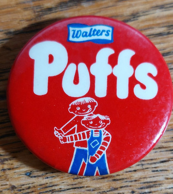 VINTAGE WALTERS KARTOFFELPUFFS ABZEICHEN