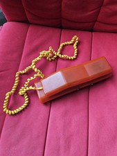 1980's Swatch Twin Phone Vintage Untested Red Clear Plastic READ