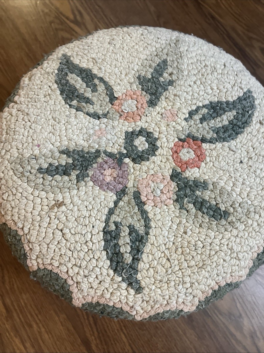 アンティーク雑貨 Lovely Footstool. Amazon.com: JHFSDFHKV Round Tufted Velvet Ottoman,Luxurious