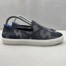 Rothy's  The Original Slip On Sneaker Womens Size 9 Shoes Gray Camo Loafers