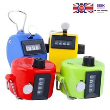 2026 4 Digit Counting Manual Hand Tally Number Counter Mechanical Click Clicker