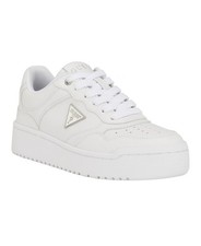  7 Guess Women's Miram Platform Lace-up Court Sneakers - White