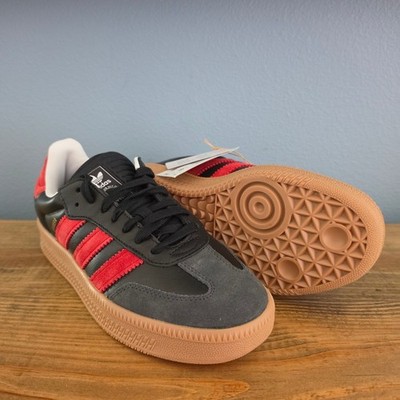 Adidas Mens Samba XLG Sneaker Black Red Suede Platform Gum  display picture 1