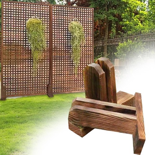 2pcs Isolation Zaunstütze Holzverstärkungsausrüstung Stabile Zäune Basis - Bild 5 von 5
