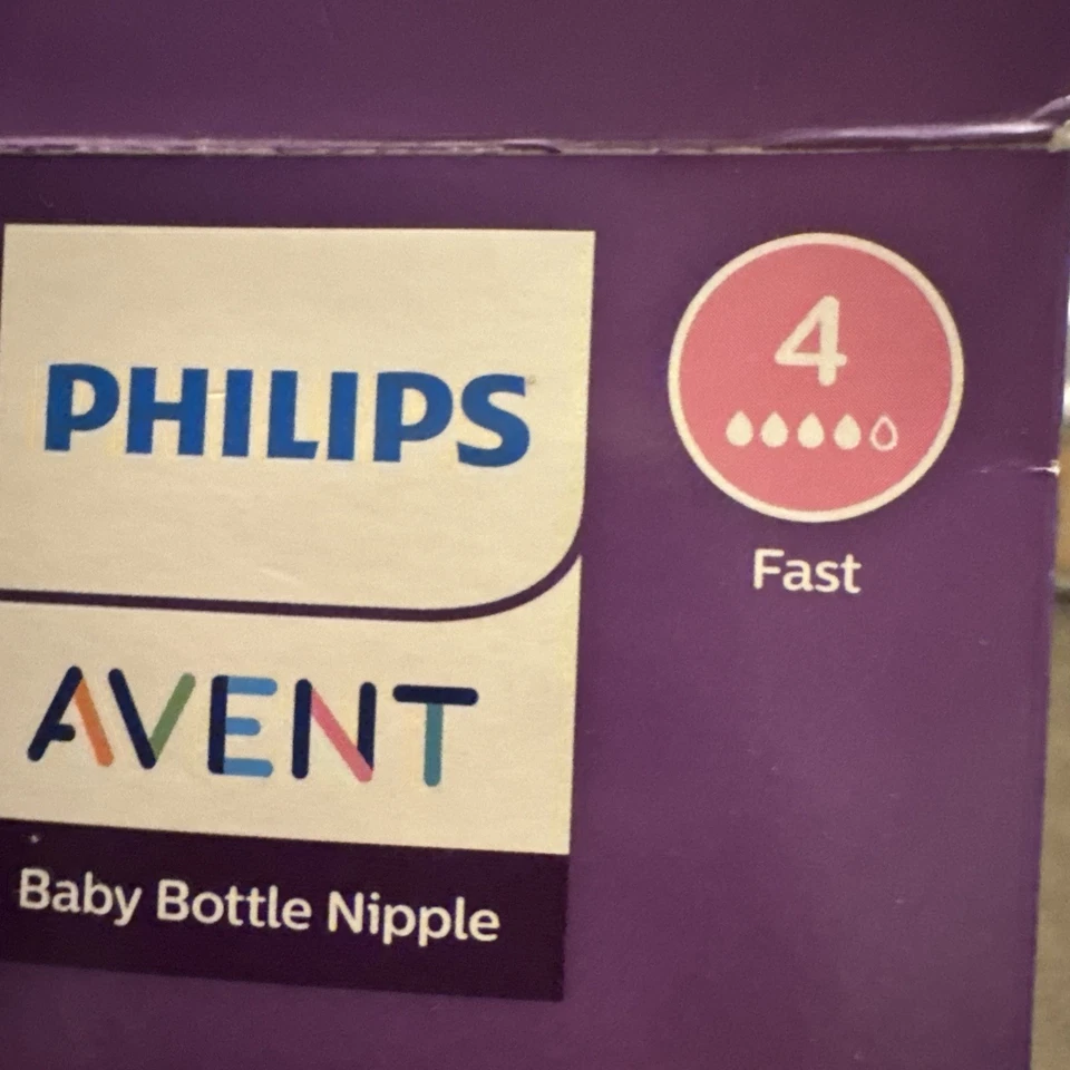 2 - Philips Natural Response Nipples, fluxo rápido (fluxo 4), pacote com 4 novo na caixa - Imagem 3 de 4