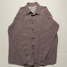 Eddie Bauer Men's Long Sleeve Button-Up Shirt Size L