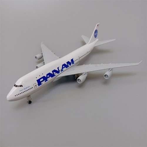 Modello di Aereo 1:350 Die-Cast Boeing 747 Pan Am American World Airways, 20cm - Foto 9 di 9