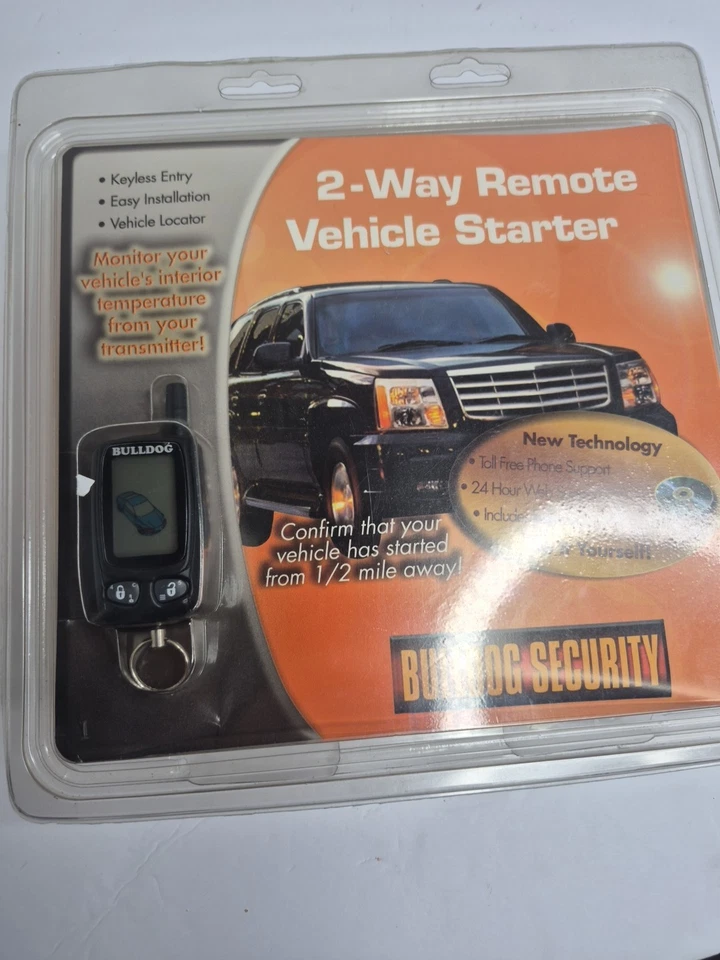 Bulldog Security Deluxe 500 LC Remote Vehicle Starter & Paging Alarm System NIB - Image 2 of 4