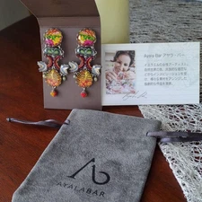 Ayala Bar Earrings Women's Accessories FLORAL DESIGN Made in Israel