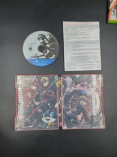 Persona 5 SteelBook Launch Edition (Playstation 4) PS4 Tested - Picture 2 of 3
