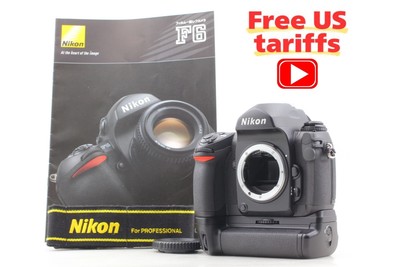 New Firmware [Top MINT w/ Pro Strap] Nikon F6 MB-40 35mm Film Camera From JAPAN
