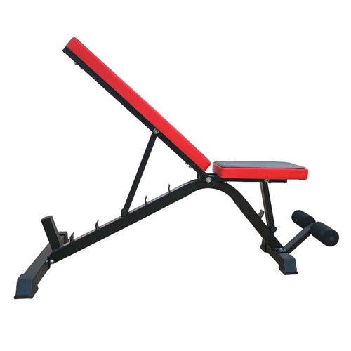 ZOREX FITNESS ZF-101 ADJUSTABLE BENCH GYM MULTIPURPOSE WEIGHT - BLACK/RED