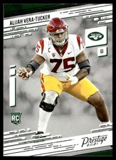 2021 Panini Prestige Alijah Vera-Tucker Rookie New York Jets #261