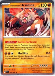 Bloodmoon Ursaluna 025/064 Shrouded Fable Holo Rare