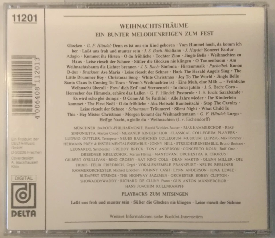 Weihnachtsträume - Ein bunter Melodienreigen zum Fest Doppel-CD Delta-Music - Bild 2 von 4