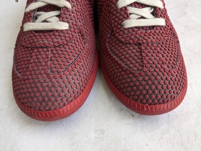 Maison Margiela GAT Sneakers Red Men 8.5 41.5 Leather Rubber Low