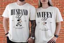 Personalized Disney Husband Wife Unisex Custom Hoodie Tshirt Men Women N902