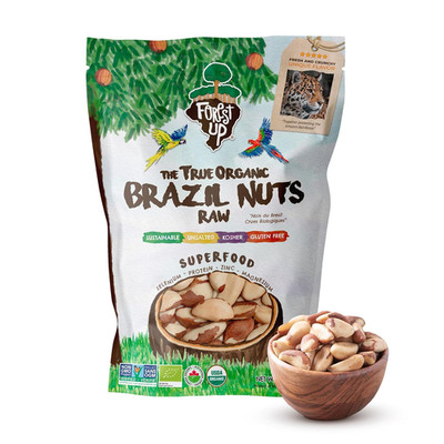 Snack the True Organic Brazil Nuts 15 Oz   Raw and Unsalted   Kosher   Healthy-R